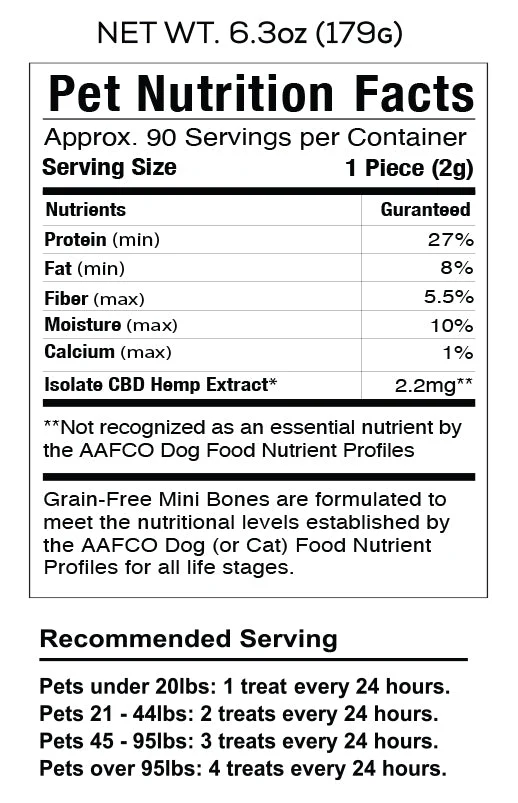 Cookies - CBD Pet Treat 16oz 200mg - Soft Chew - Baked Bones - Image 3