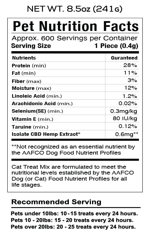 Cookies - CBD Pet Treat 16oz 400mg - Soft Chew - Seafood Mix - Image 3