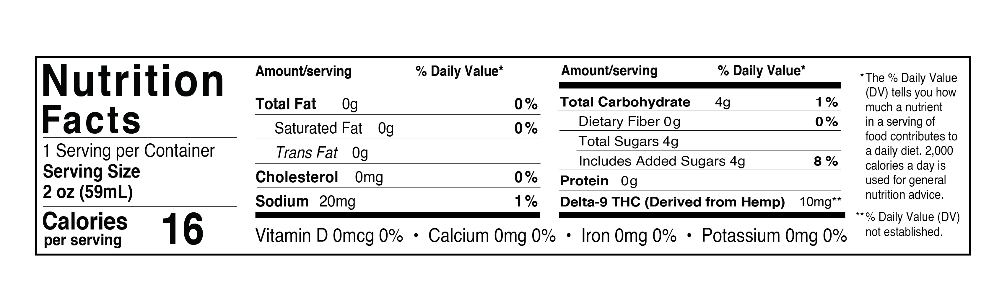 Cookies - D9/THC Infused Shot 10mg - Margarita Bar - Image 3