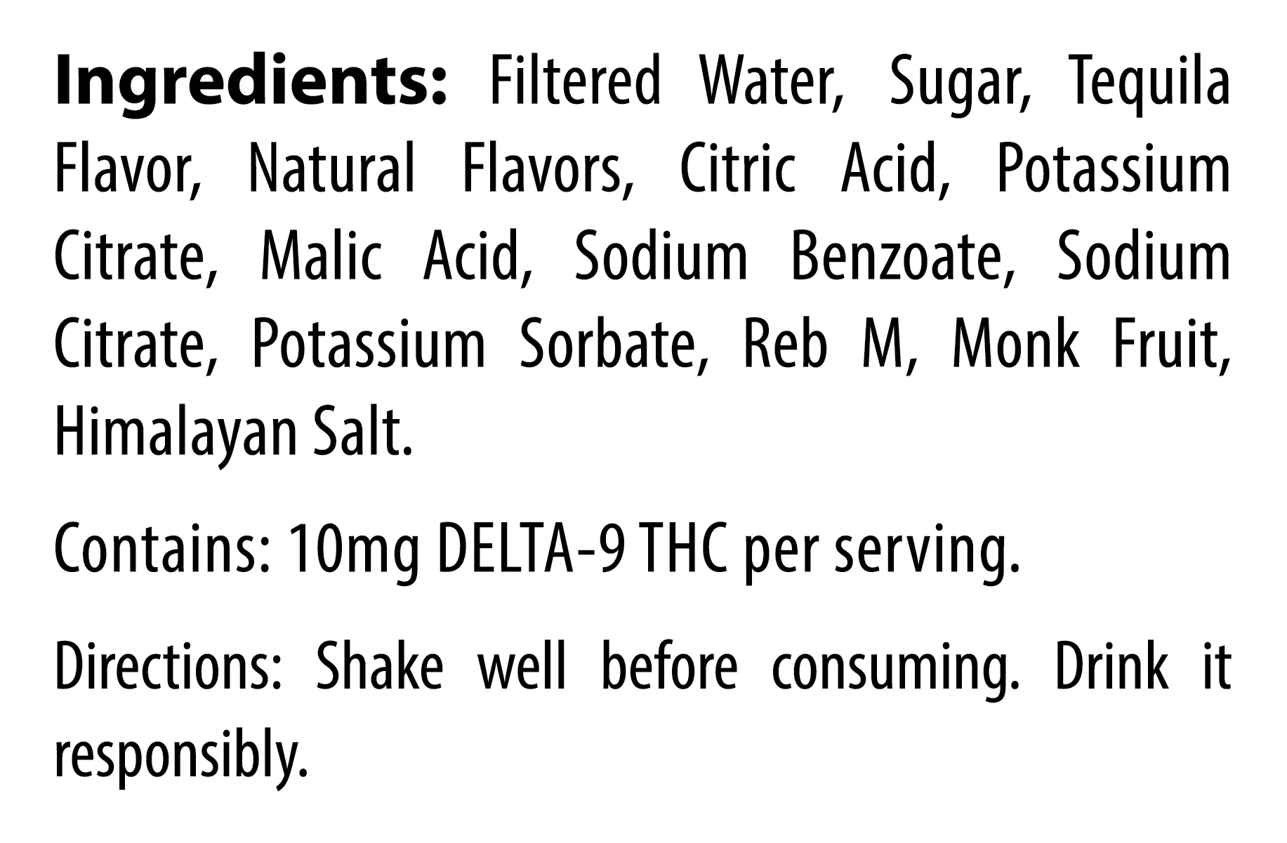Cookies - D9/THC Infused Shot 10mg - Margarita Bar - Image 4