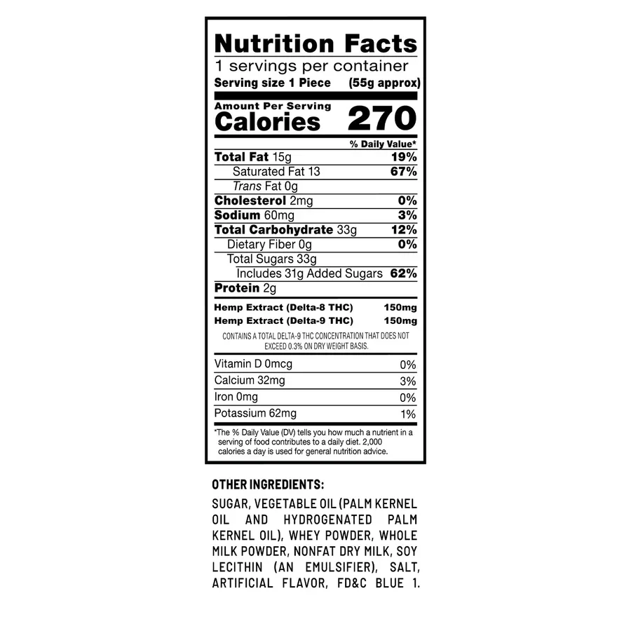 Cookies - Delta 9 Milk Chocolate Bar 150mg - Blue - Image 3