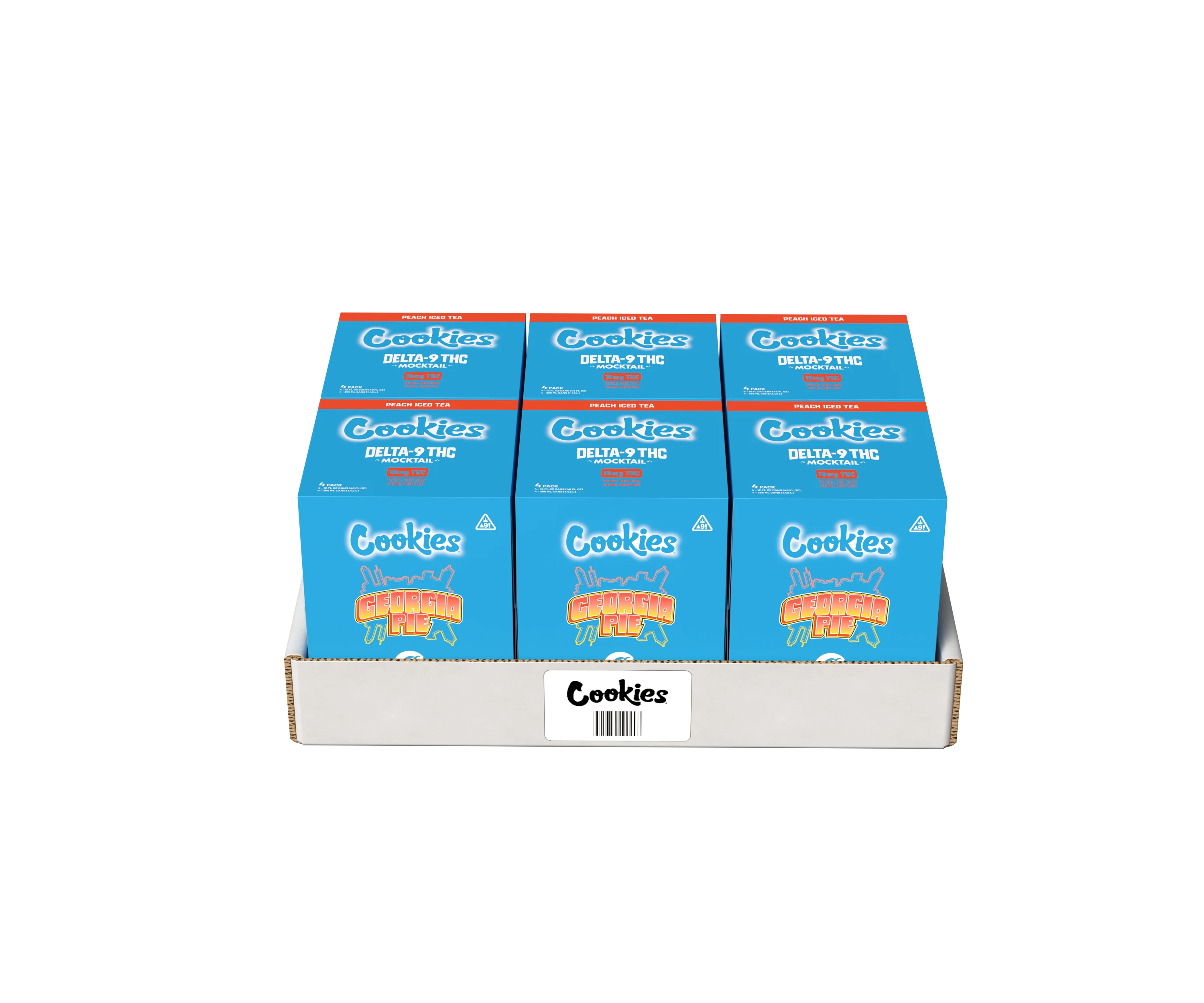 Cookies - Delta 9/THC Mocktail Can 10mg - Georgia Pie - 4 Pack - Image 4