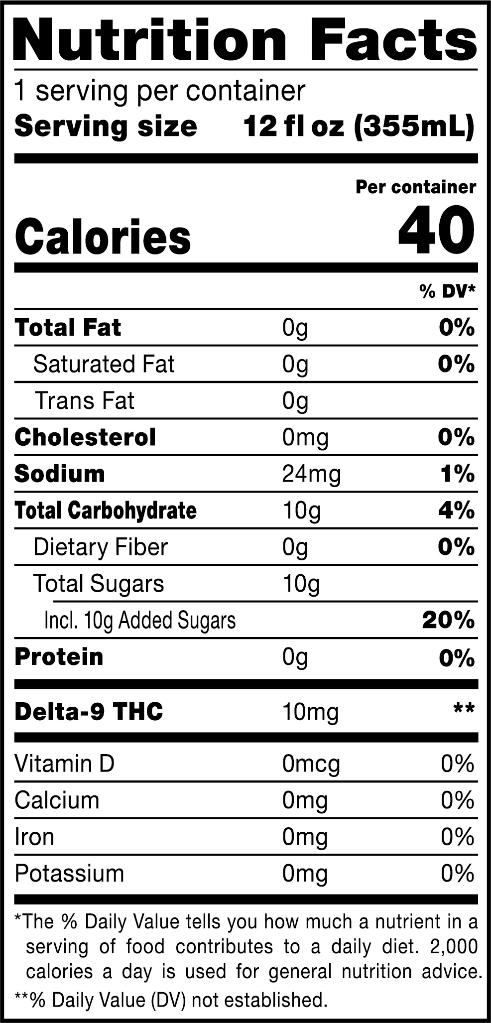 Cookies - Delta 9/THC Seltzer Can 10mg - Huckleberry Gelato - 4 Pack - Image 6