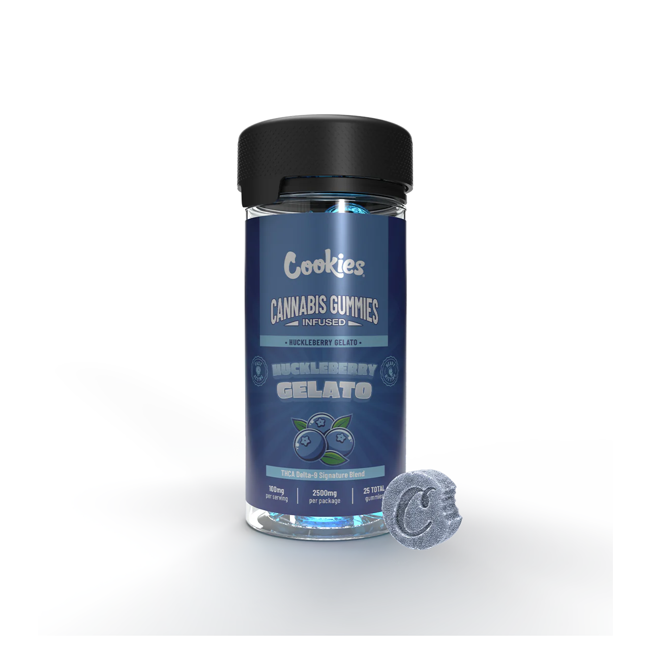 Cookies - THCA/Delta 9 Special Blend Infused Gummy Huckleberry Gelato - Image 3